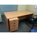 Sugar Maple Desk Shell, 72 x 30 in. Sugar Maple Desk Shell, 72 x 30 in.